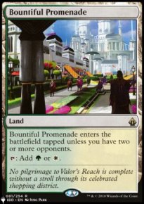 Bountiful Promenade - The List