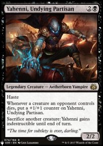 Yahenni, Undying Partisan - The List