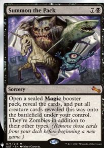 Summon the Pack - The List