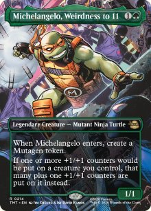 Michelangelo, Weirdness to 11 - Teenage Mutant Ninja Turtles
