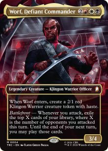 Worf, Defiant Commander - Star Trek Commander Decks