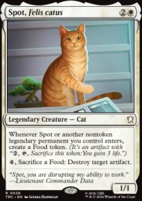 Spot, Felis catus - Star Trek Commander Decks