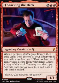 Q, Stacking the Deck - Star Trek