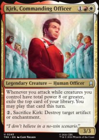 Kirk, Commanding Officer - Star Trek