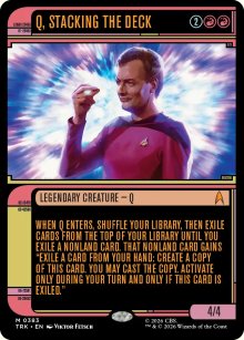 Q, Stacking the Deck - Star Trek