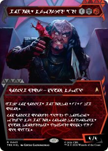 Gowron, Eager for Battle - Star Trek
