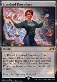 Standard Procedure 2 - Unfinity