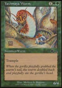 Yavimaya Wurm - Urza's Legacy