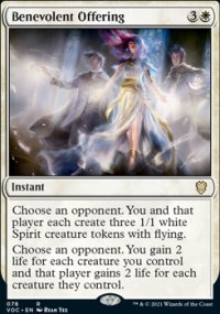 Benevolent Offering - Innistrad Crimson Vow Commander Decks