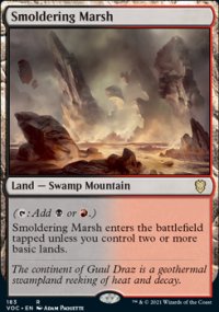 Smoldering Marsh - Innistrad Crimson Vow Commander Decks