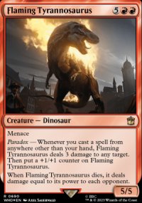 Flaming Tyrannosaurus 3 - Doctor Who