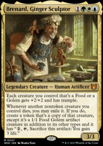 Brenard, Ginger Sculptor 1 - Wilds of Eldraine Commander Decks