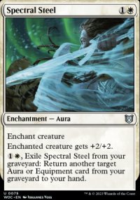 Spectral Steel - Wilds of Eldraine Commander Decks