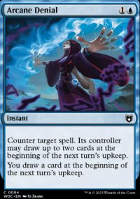 Arcane Denial - Wilds of Eldraine Commander Decks