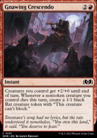Gnawing Crescendo - Wilds of Eldraine