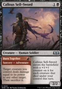 Callous Sell-Sword - Wilds of Eldraine